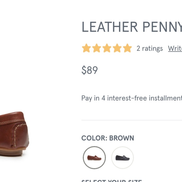 Boys Children Chic Leather Loafers - Picture 4 of 4